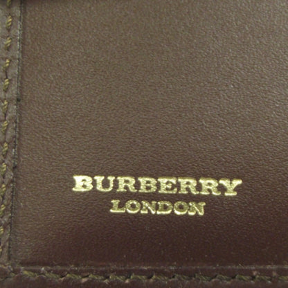 Burberry Leather Nova Check Wallet Brown 6 of 7