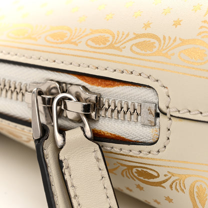 Gucci X SEGA Calfskin GUCCY Stars Mini Dome Shoulder Bag Mystic White Gold 11 of 13