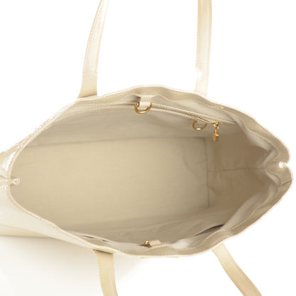Louis Vuitton Vernis Wilshire MM Blanc Corail 5 of 10
