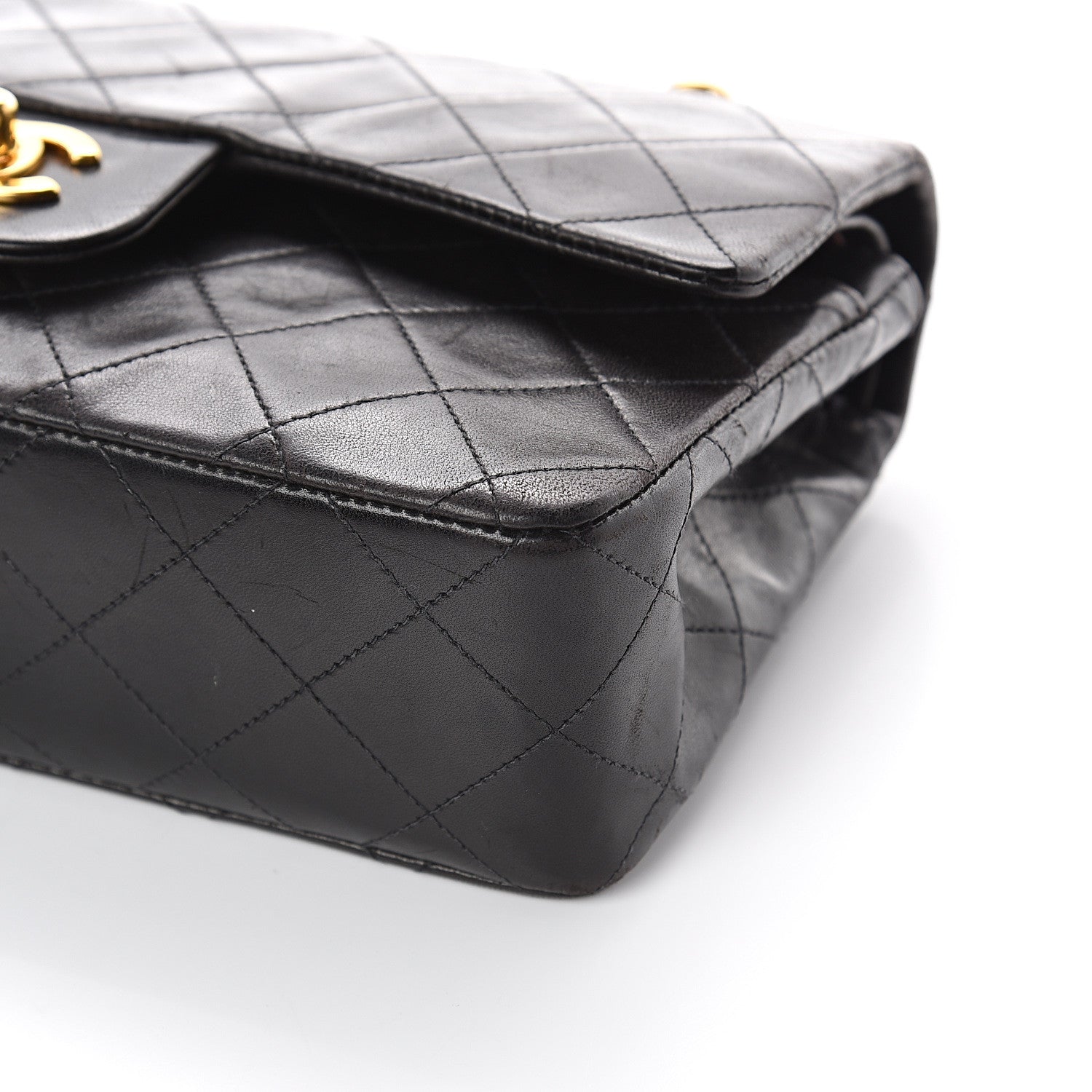 Chanel Lambskin Quilted Small Double Flap Black 9 of 9