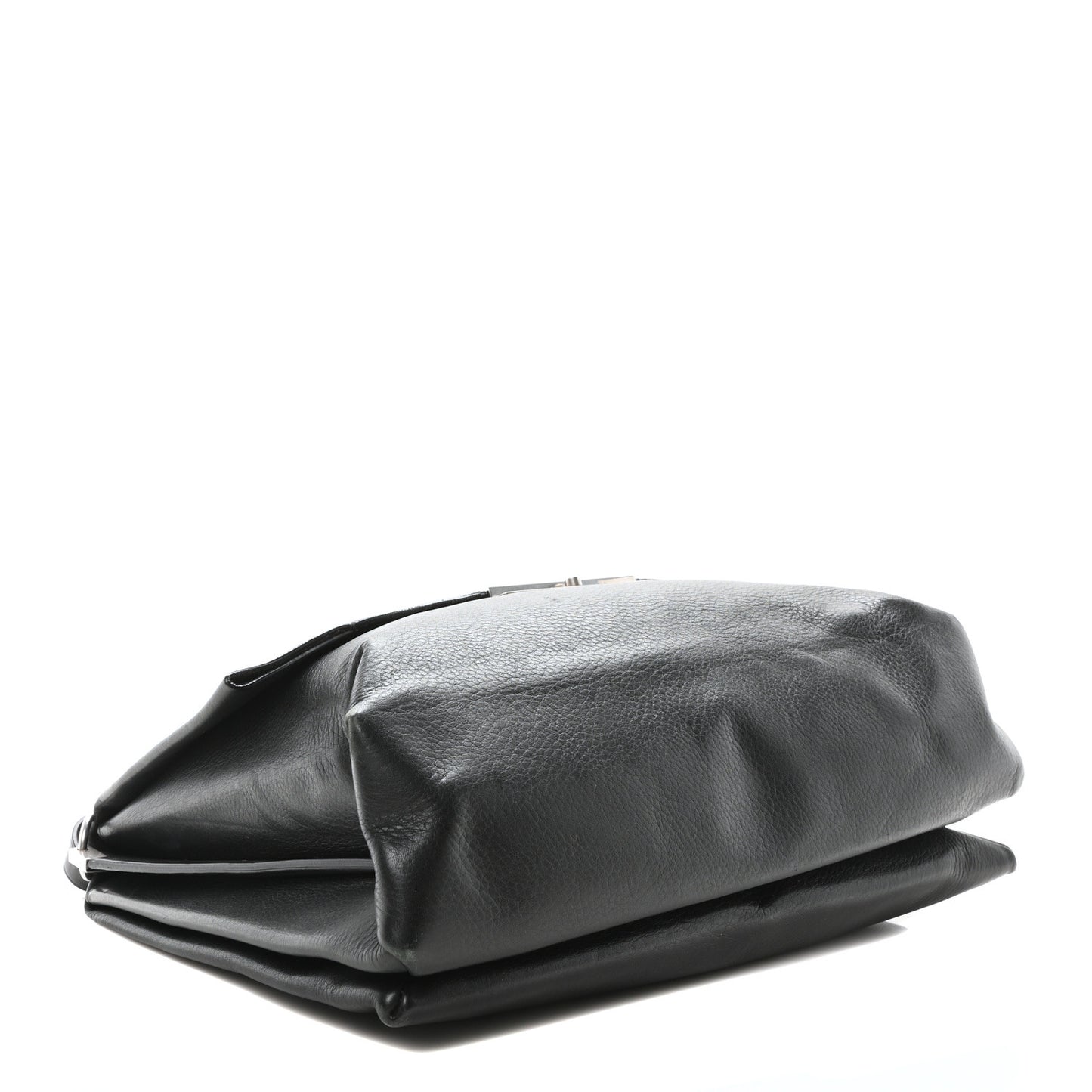 Smooth Calfskin Blade Flap Black