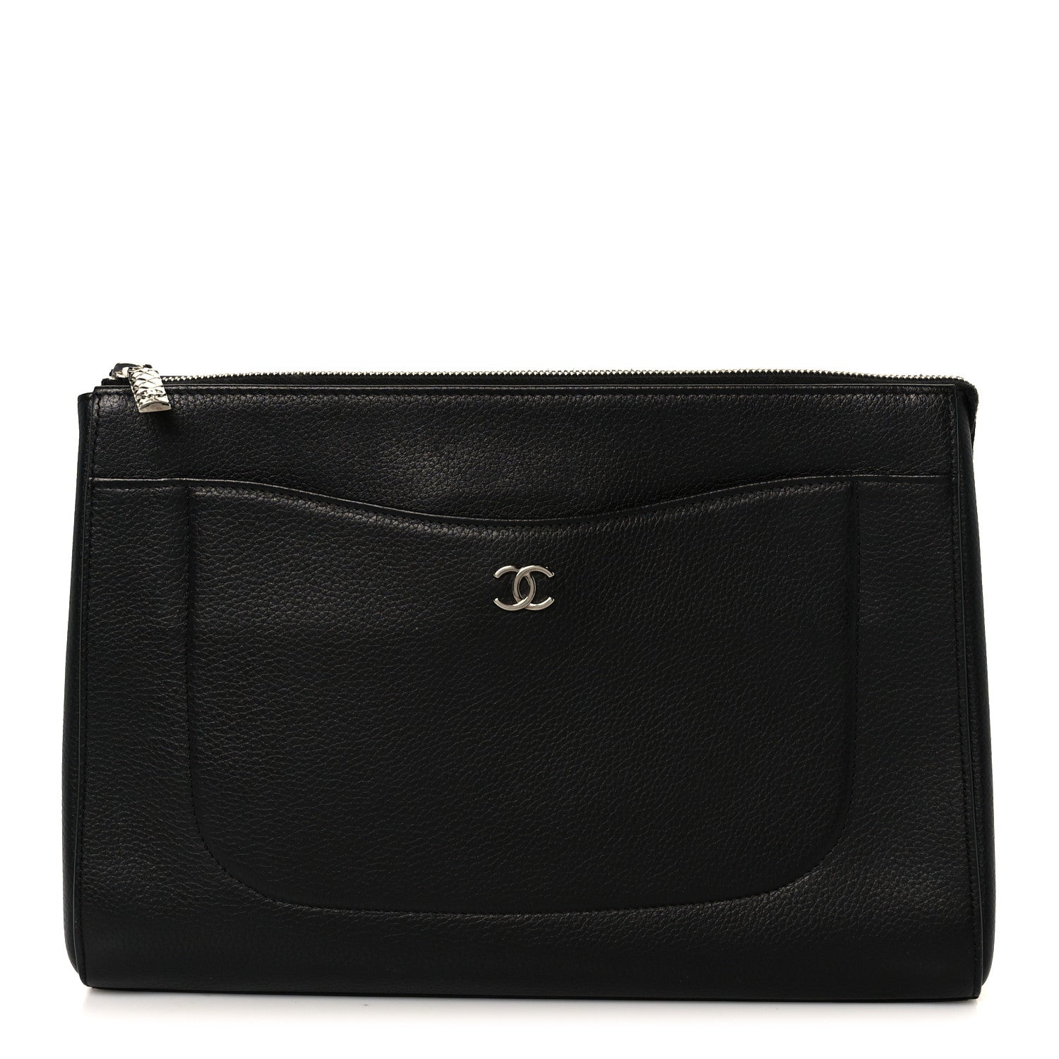 Chanel Grained Calfskin Large Neo Executive Cosmetic Case Black 1 of 8