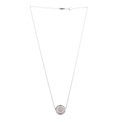 Chopard 18K White Gold Diamond Heart Ball Pendant Necklace 3 of 6