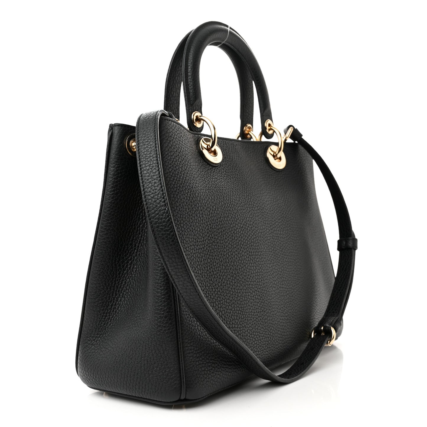 Bullcalf Medium Diorissimo Tote Black Rose Indien