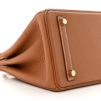 Hermes Togo Birkin 25 Gold 8 of 12
