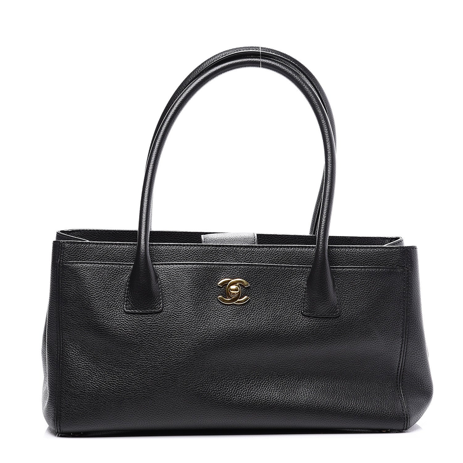 Chanel Calfskin Small Cerf Executive Shopper Tote Black 1 of 9