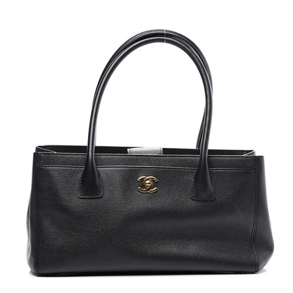 Chanel Calfskin Small Cerf Executive Shopper Tote Black 1 of 9