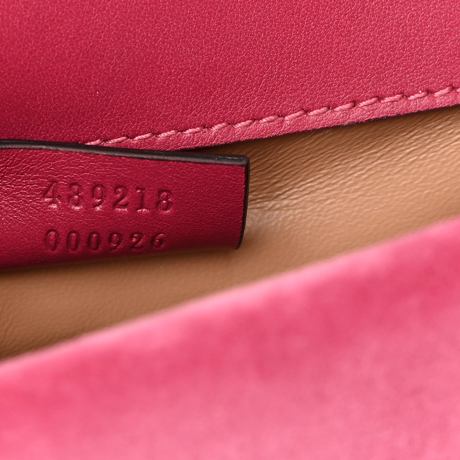 Gucci Velvet Crystal Mini Bee Broadway Shoulder Bag Light Raspberry Rose 7 of 16