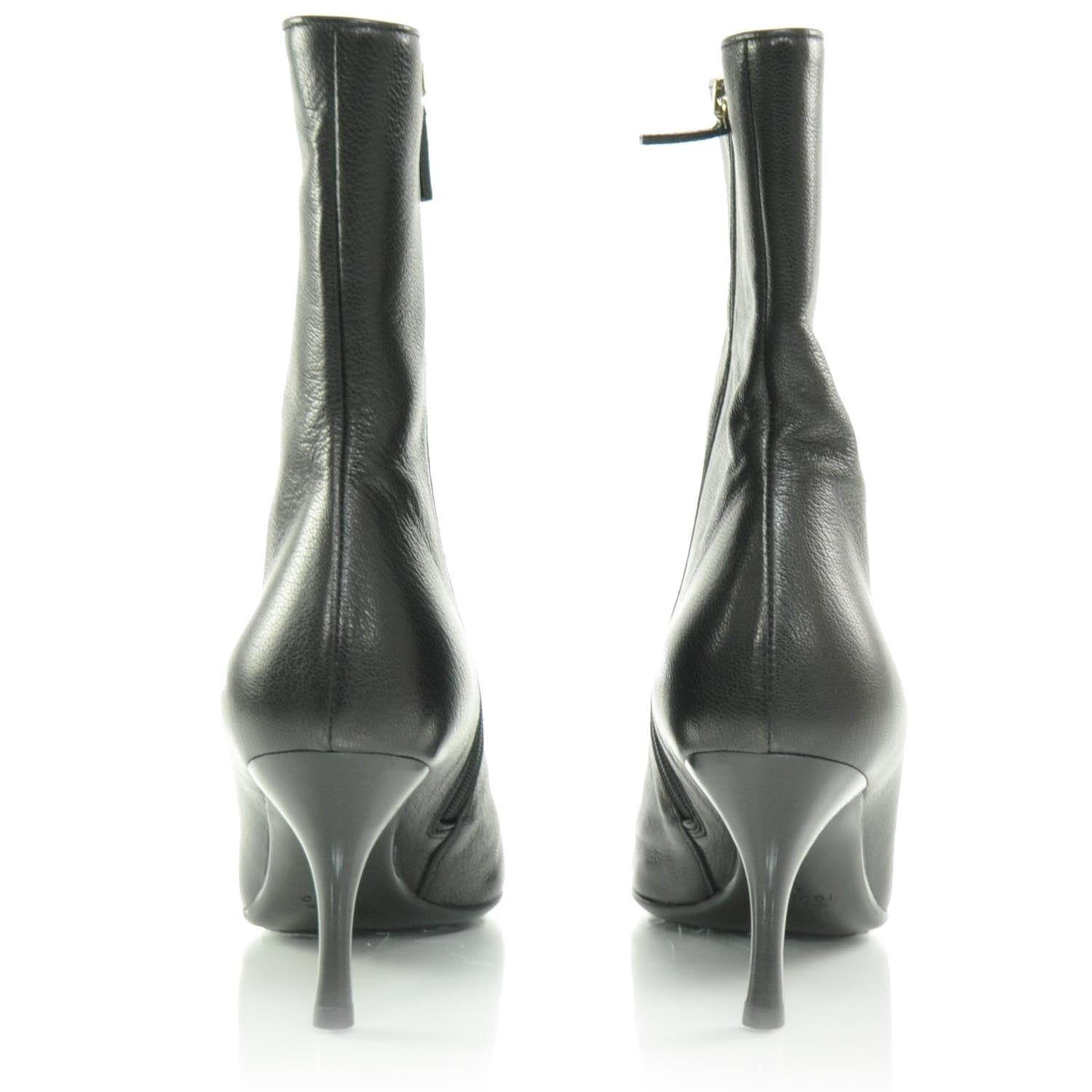 Gucci Leather Ankle Boots 8 Black 5 of 8