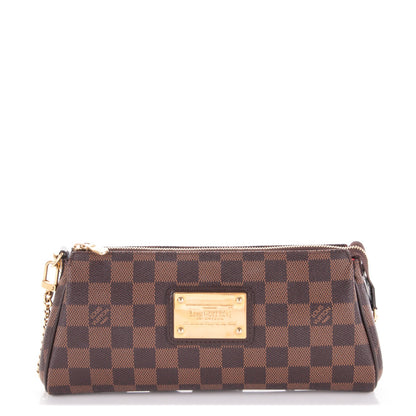 Louis Vuitton Damier Ebene Eva Clutch 1 of 8