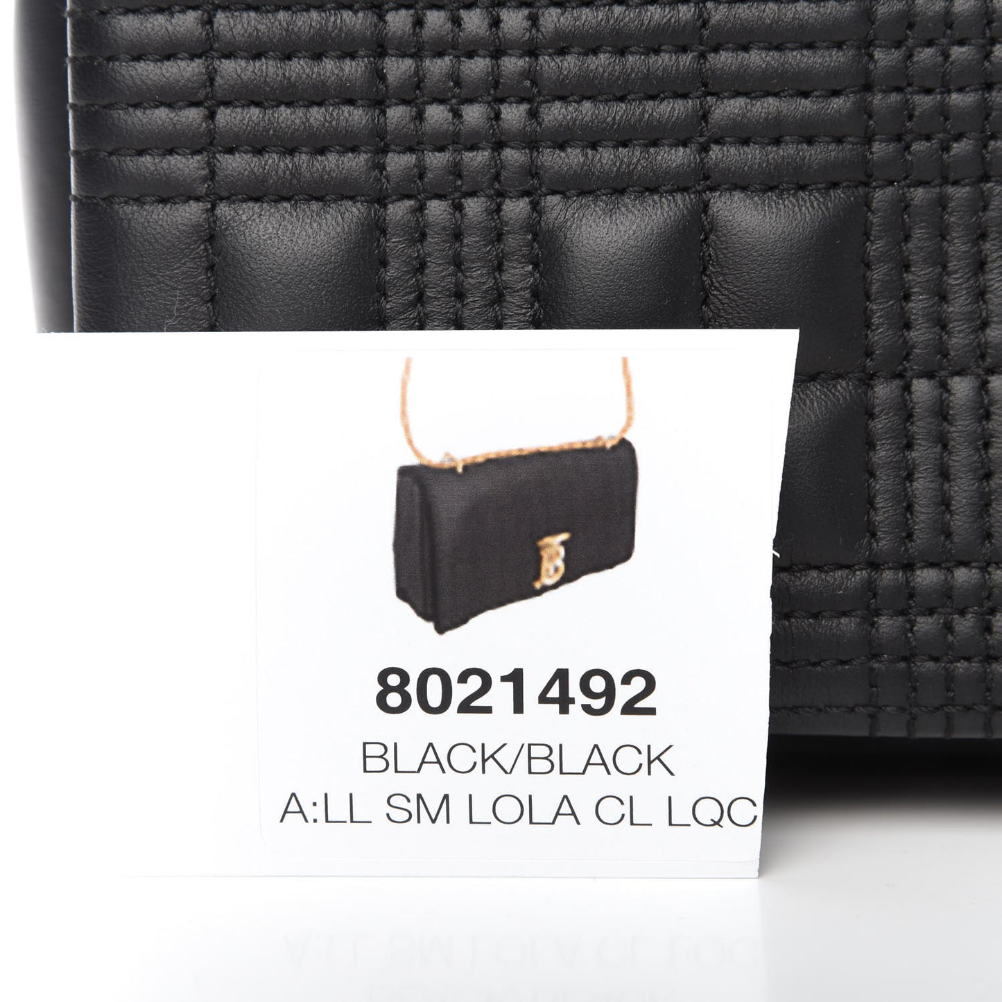 Lambskin Quilted Lola Bag Black