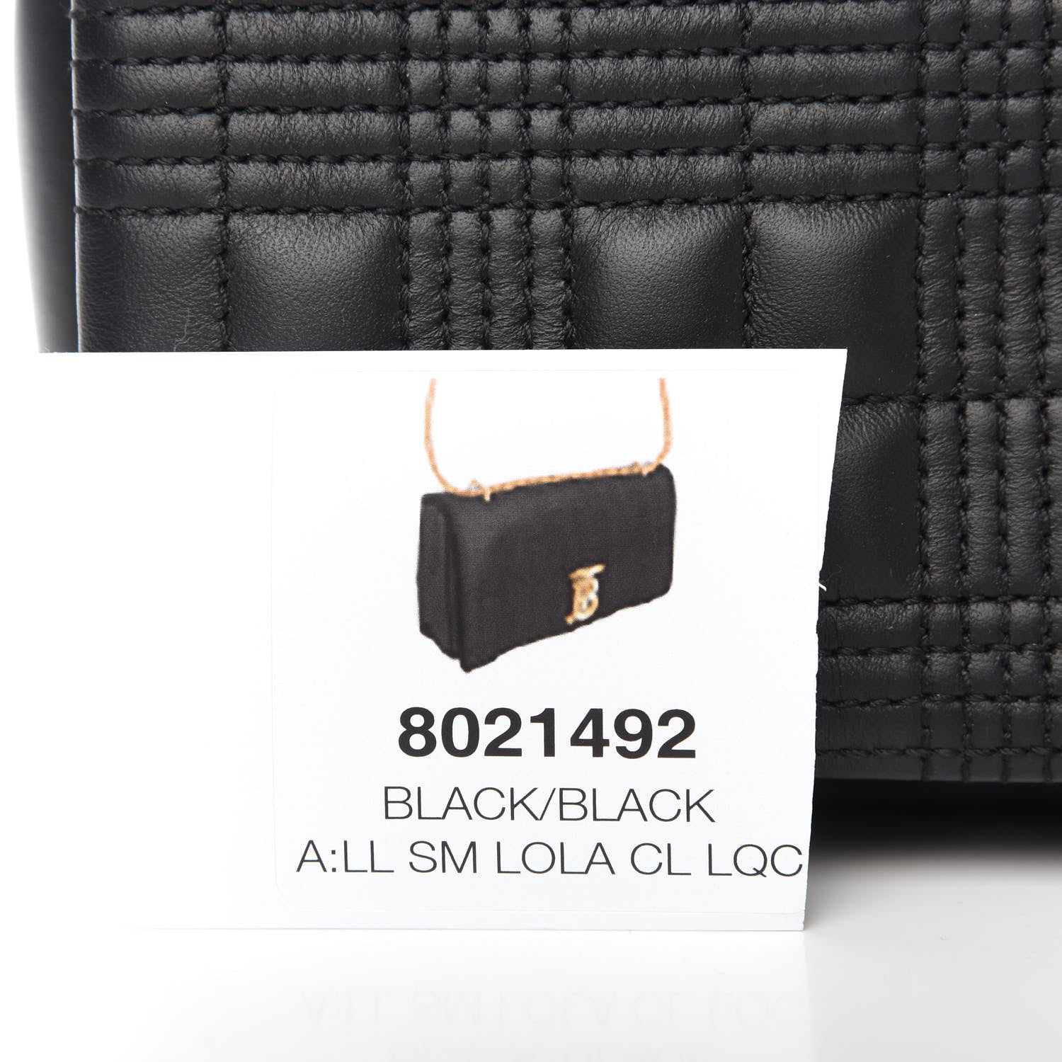 Burberry Lambskin Quilted Lola Bag Black 11 of 11