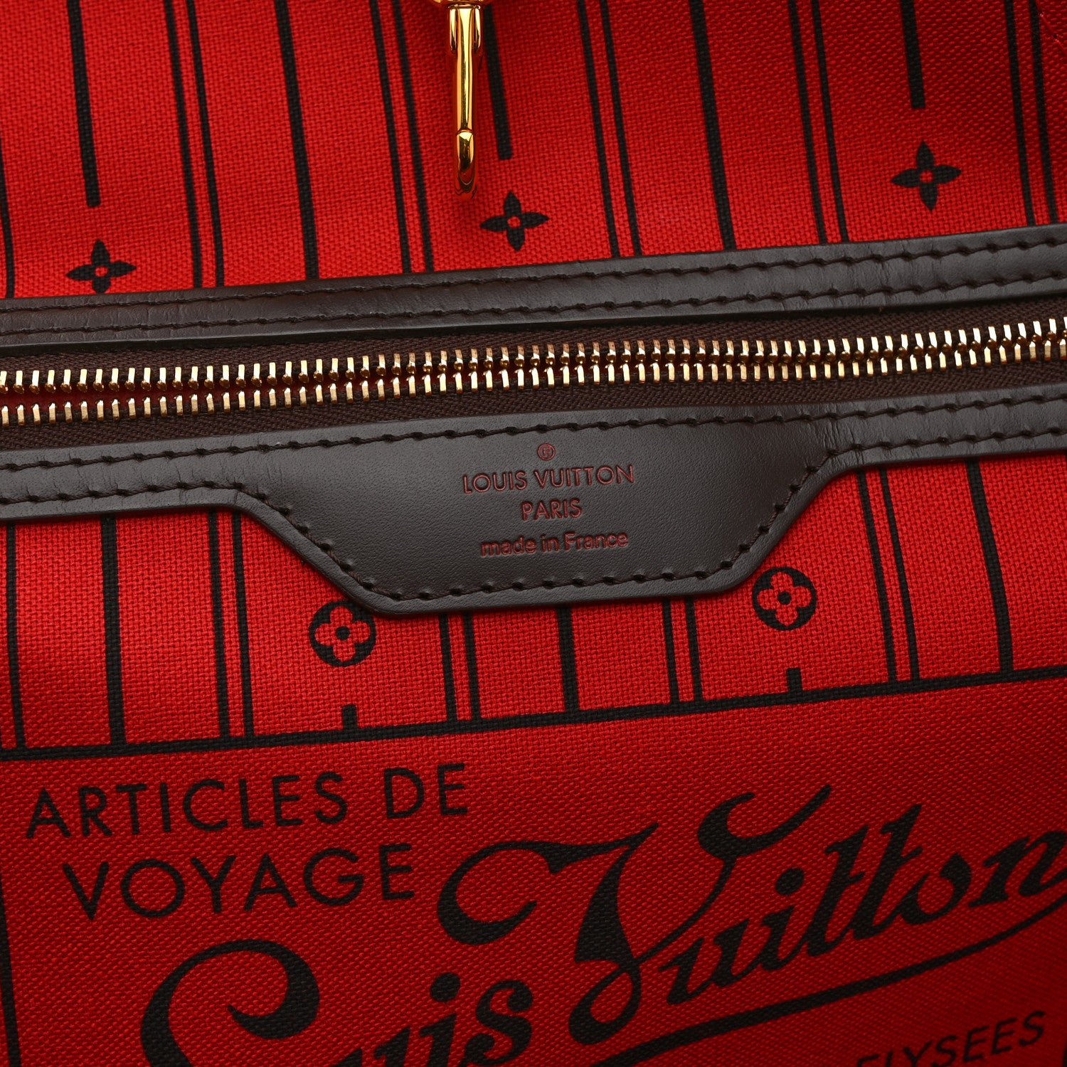 Louis Vuitton Damier Ebene Neverfull MM 7 of 10