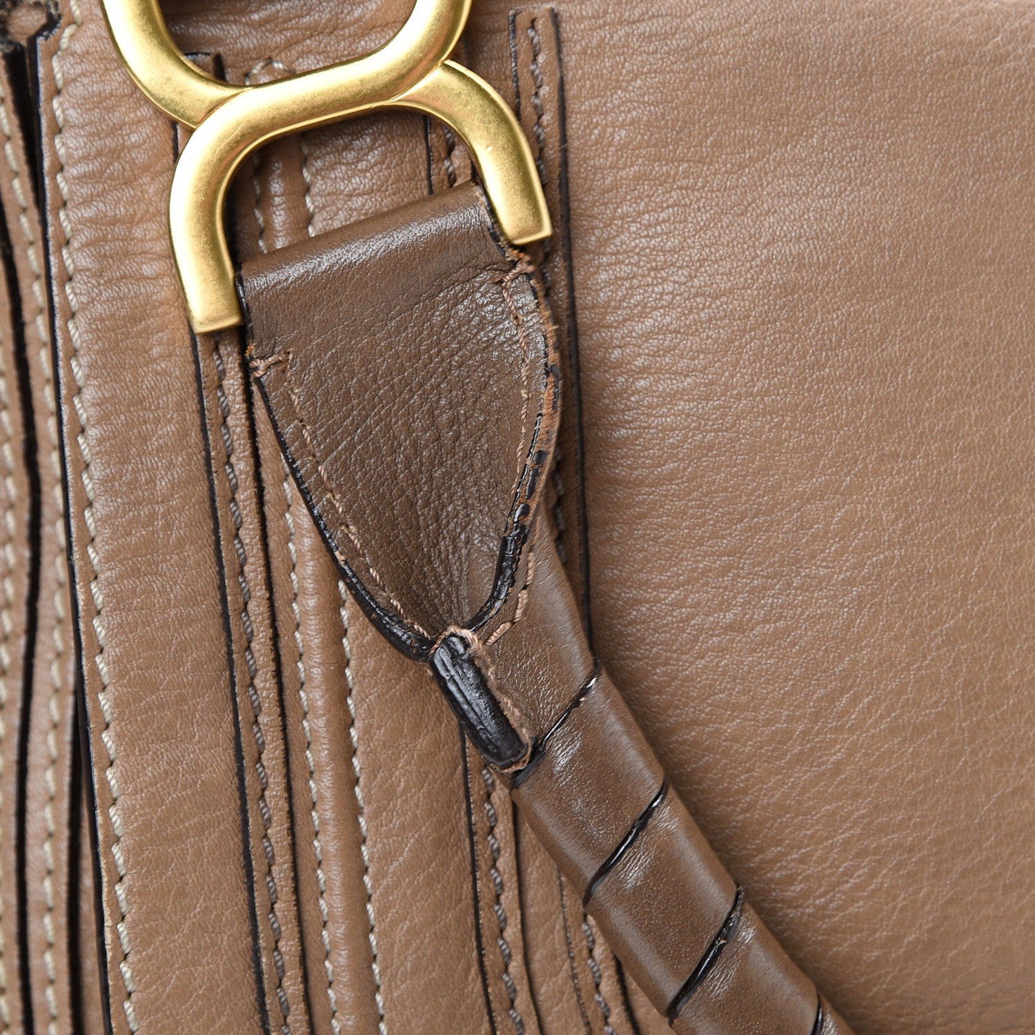 Chloe Calfskin Large Marcie Satchel Nut 21 of 24