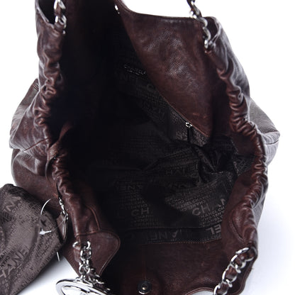 Chanel Distressed Caviar XL Coco Cabas Brown 8 of 12