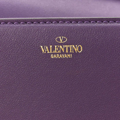 Valentino Garavani Calfskin Vlogo Loco Shoulder Bag Glicine 6 of 9