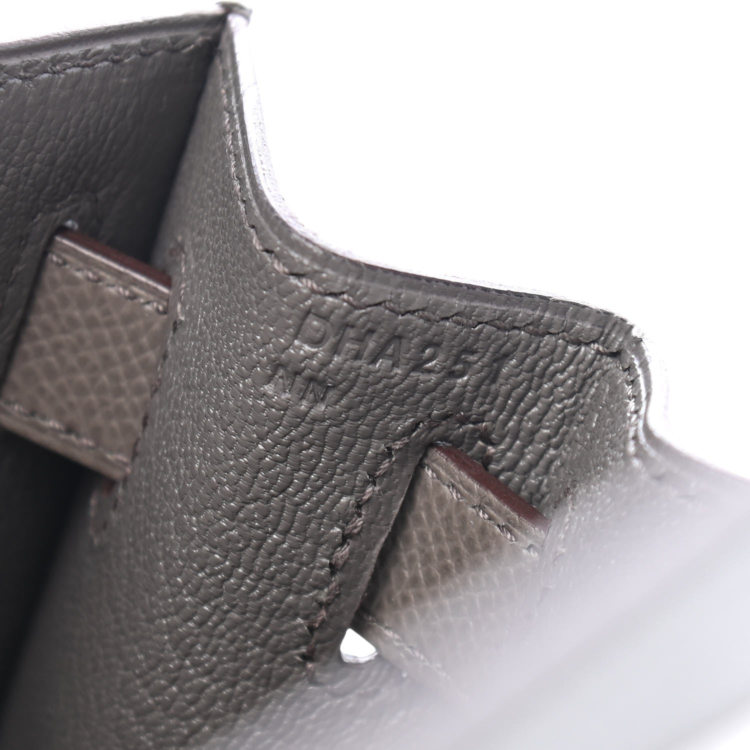 Hermes Epsom Kelly Sellier 28 Etain 6 of 10
