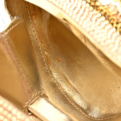 Judith Leiber Crystal Sunglass Minaudiere Clutch Gold Silver 11 of 11