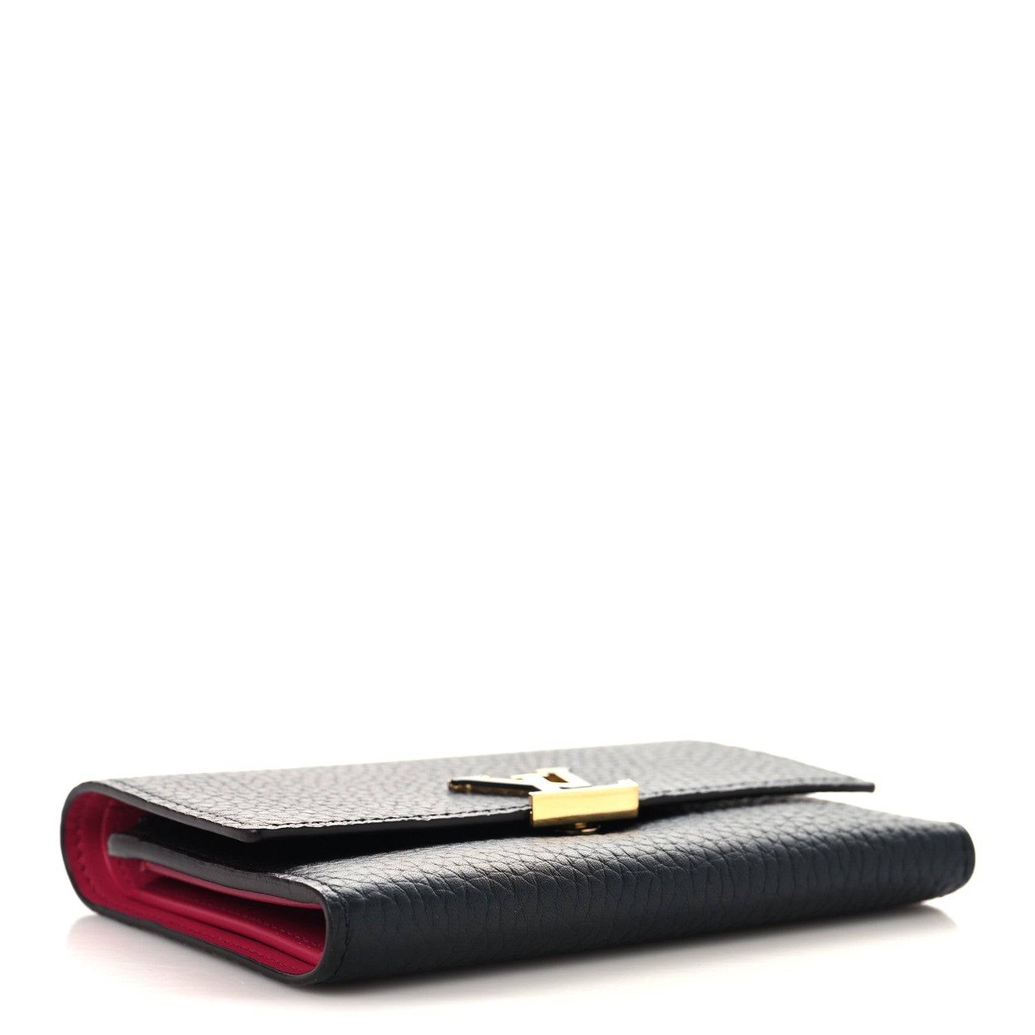 Louis Vuitton Taurillon Capucines Compact Wallet Black 4 of 6