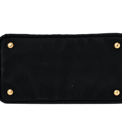 Prada Canapa Small Logo Tote Black 15 of 18