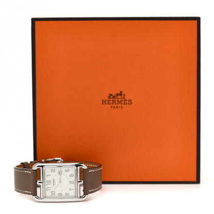 Hermes Stainless Steel Swift 29mm Cape Cod Quartz Watch Etoupe 5 of 5