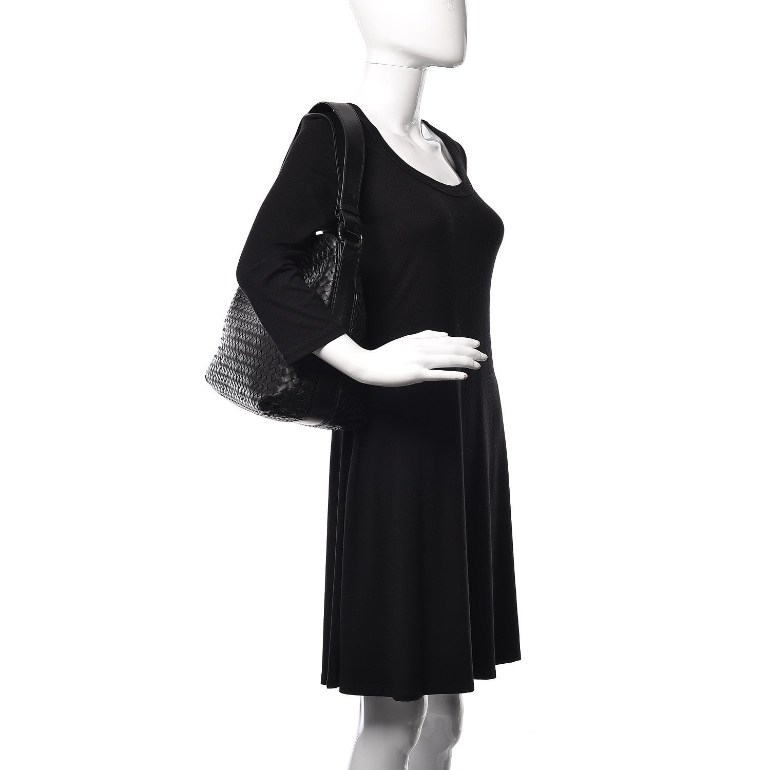 Bottega Veneta Nappa Intrecciato Hobo Black 2 of 8