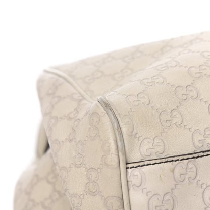 Gucci Guccissima Signature Medium Emily Shoulder Bag Mystic White 7 of 11