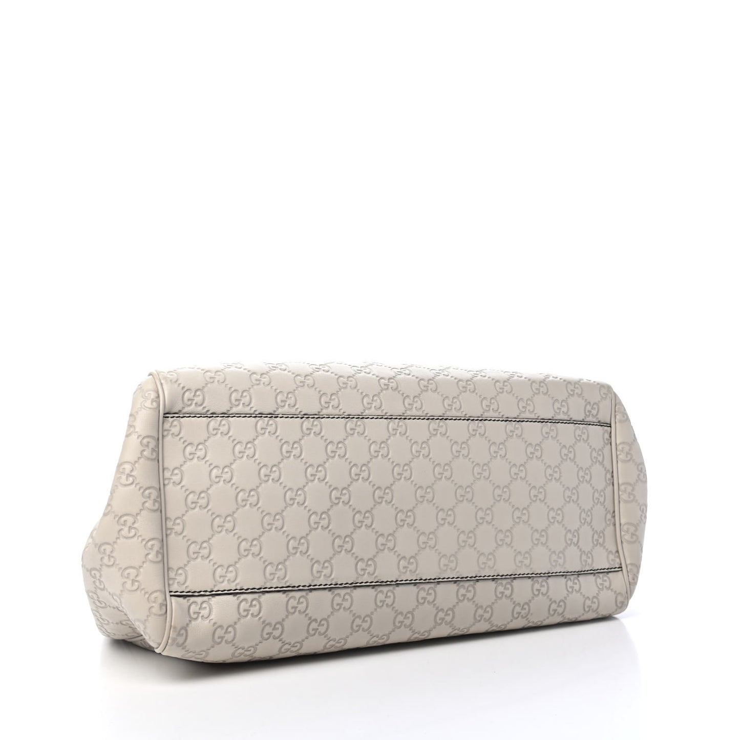 Guccissima Signature Medium Emily Shoulder Bag Mystic White
