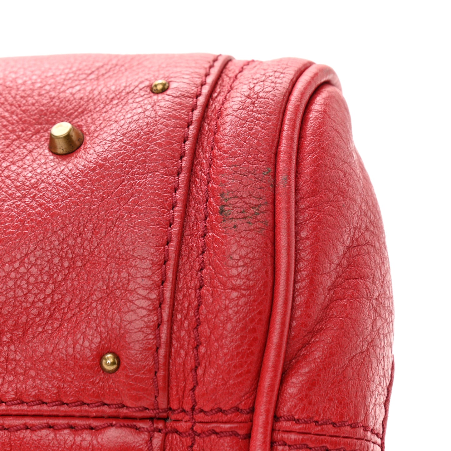 Calfskin Medium Paddington Satchel Rouge