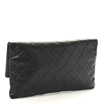 Chanel Caviar Quilted CC Beauty Clutch Black 3 of 10