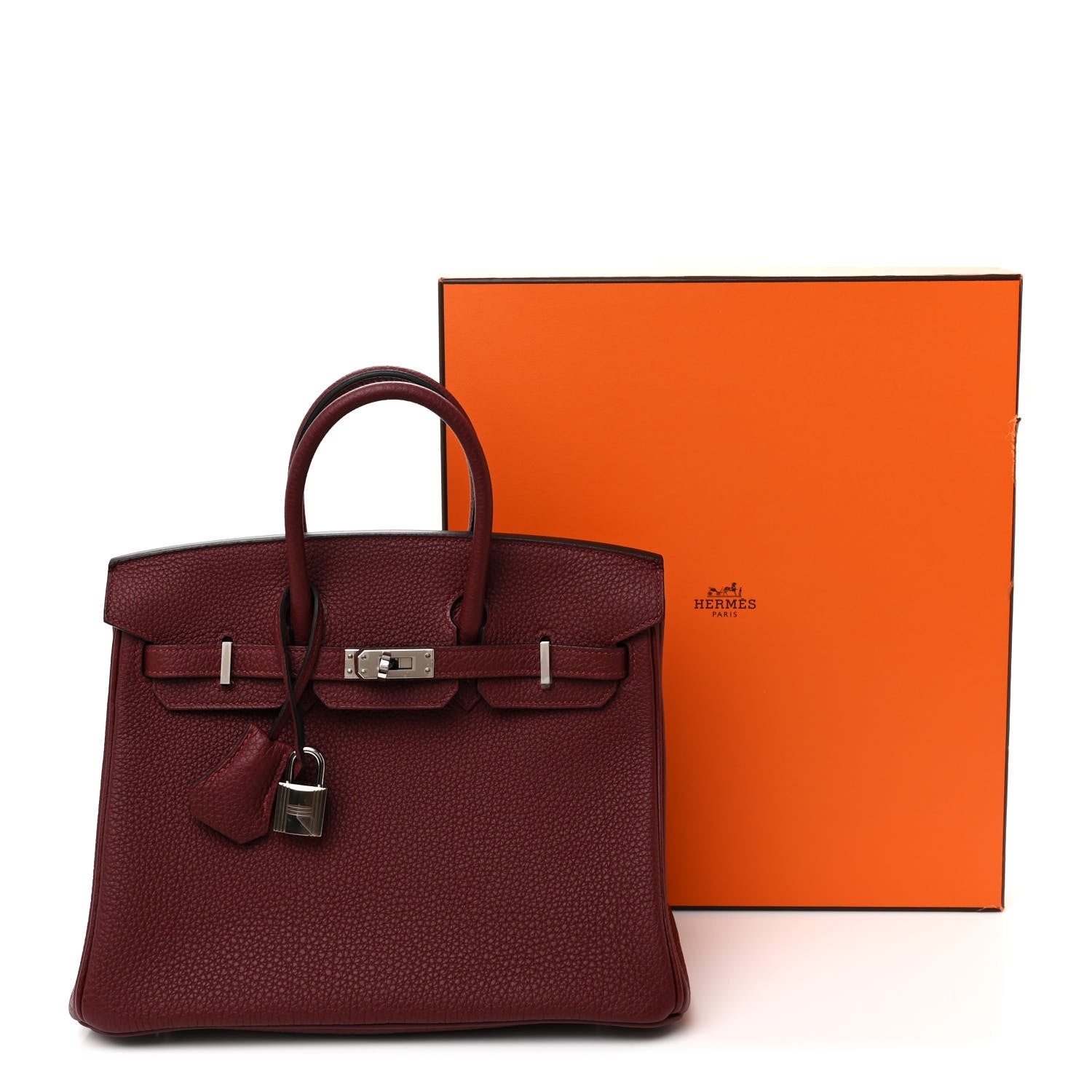 Hermes Togo Birkin 25 Rouge H 12 of 12
