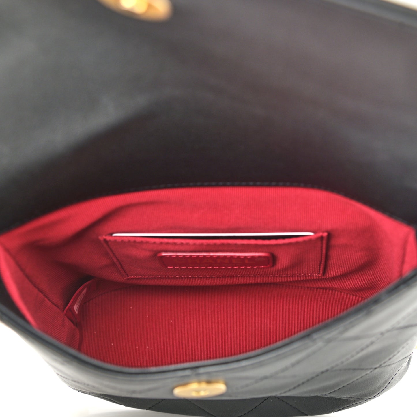 Calfskin Quilted Pearl Small About Pearls Hobo Bag Black