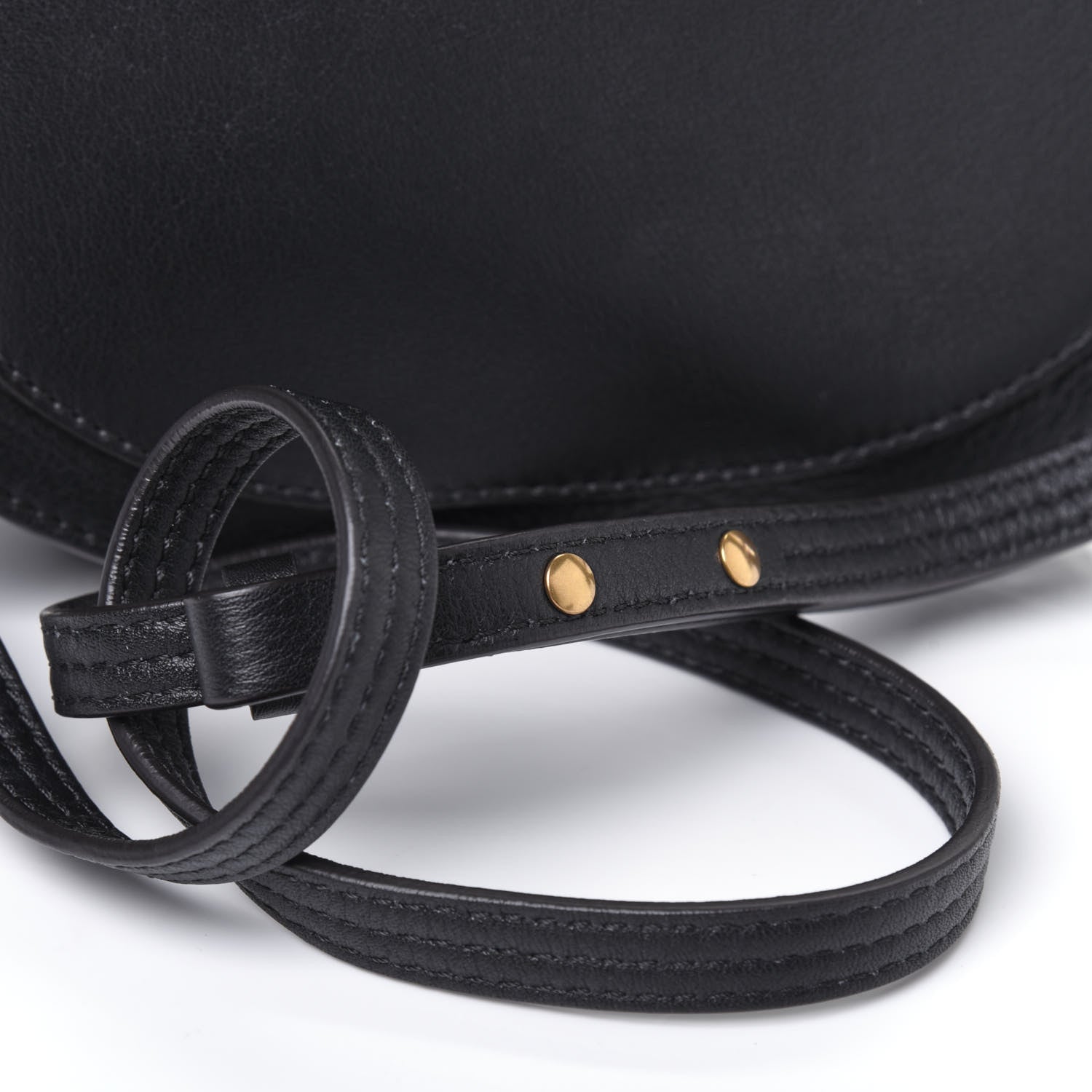 Chloe Calfskin Suede Small Nile Bracelet Bag Black 23 of 23