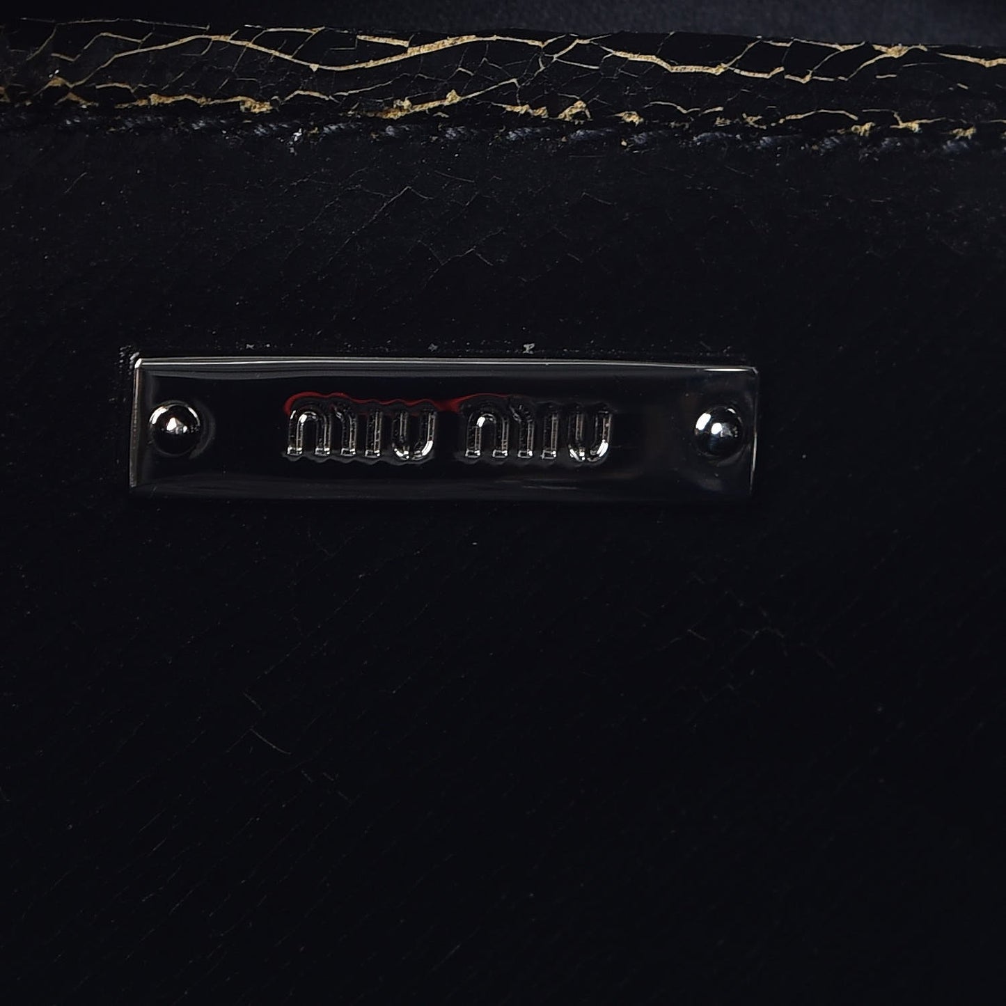 Calfskin Craquele Shopping Bag Ebano