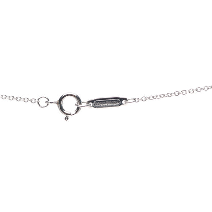 Tiffany Platinum Diamond Small Heart Lock Pendant Necklace 5 of 6