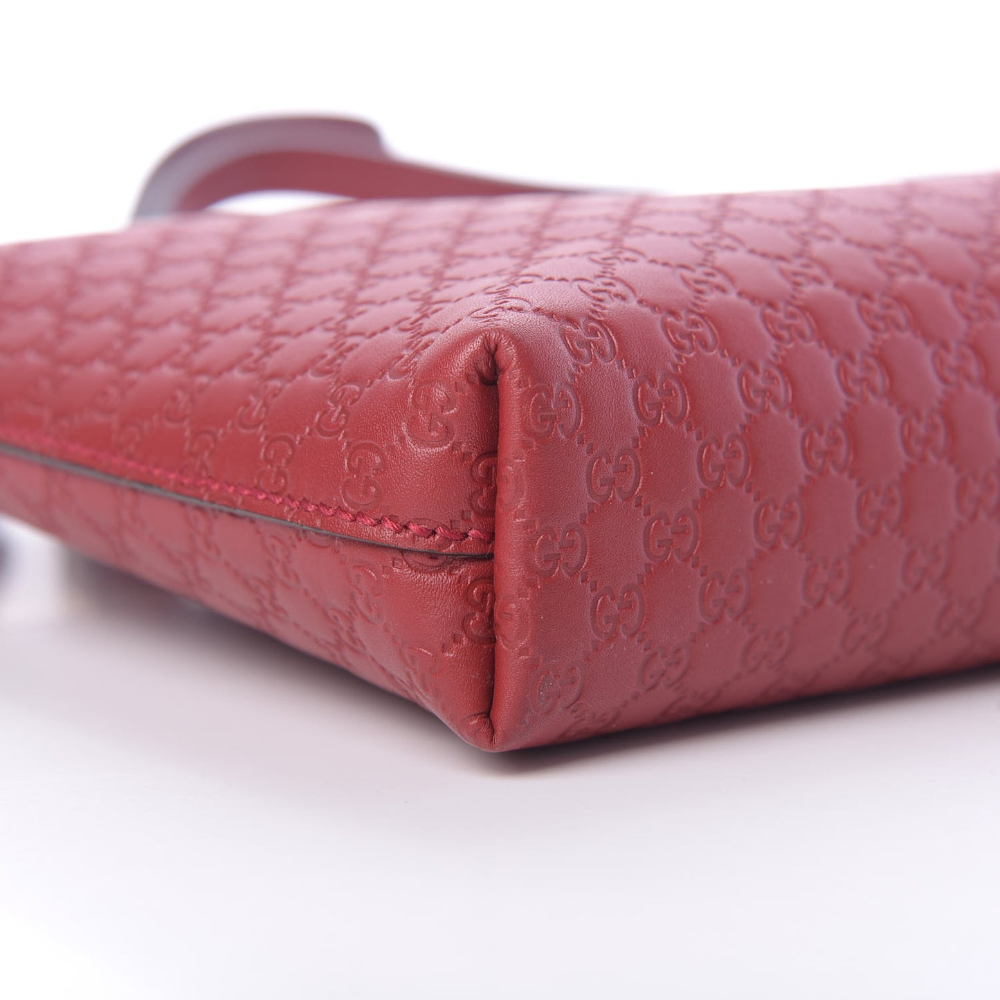 Microguccissima Flat Crossbody Red