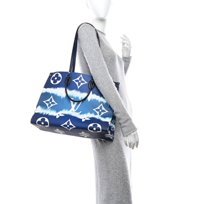 Louis Vuitton LOUIS VUITTON Monogram Escale Onthego GM Blue 2 of 12