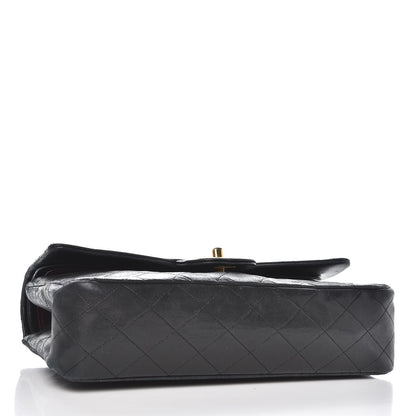 Chanel Lambskin Quilted Medium Double Flap Black 6 of 18
