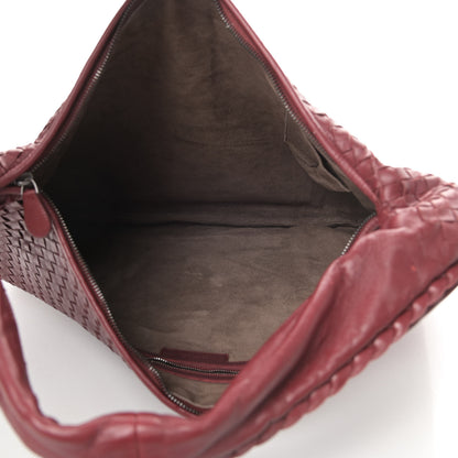 Bottega Veneta Nappa Intrecciato Maxi Veneta Hobo Vermillion 5 of 11