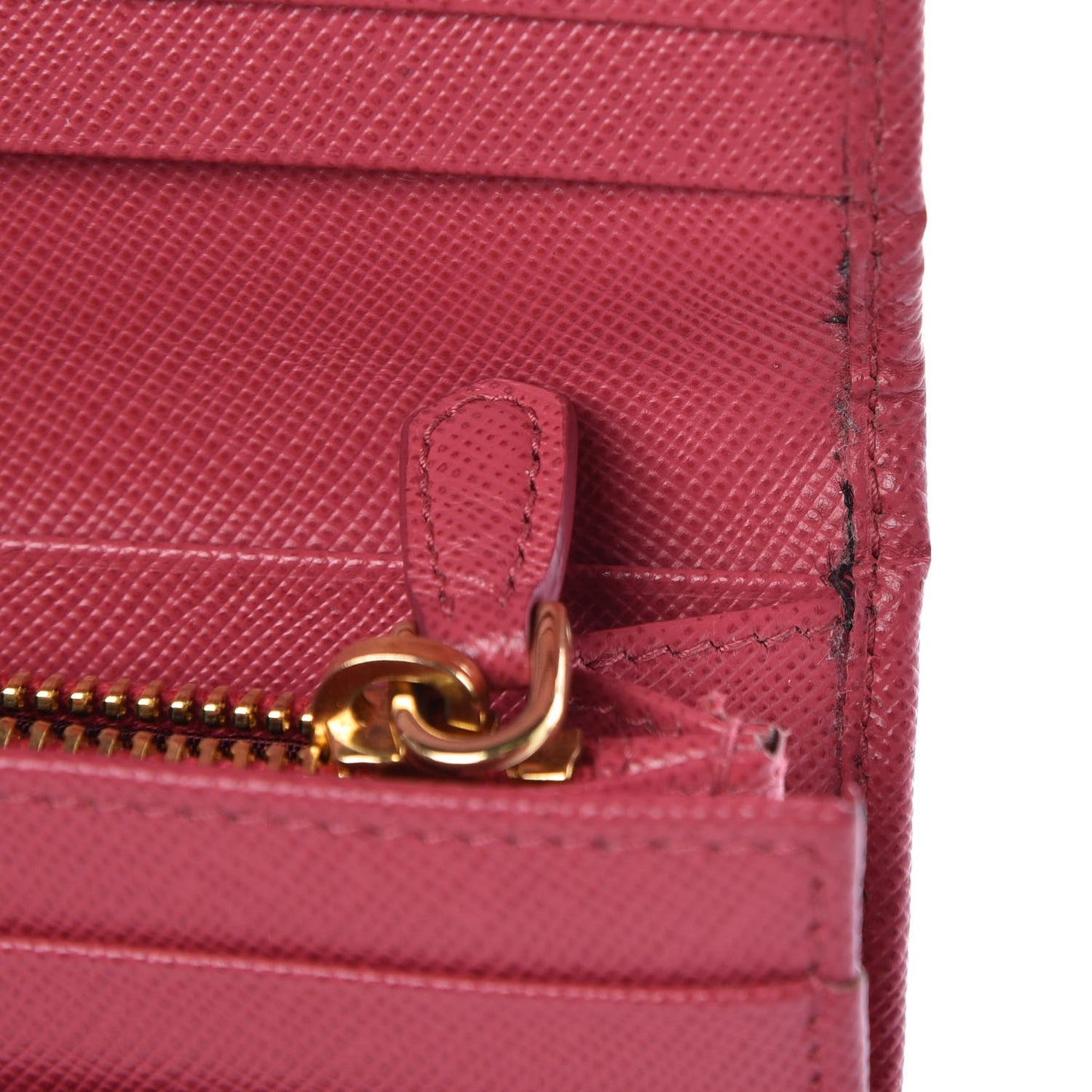 Saffiano Metal Continental Flap Wallet Peonia