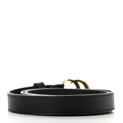 Gucci Calfskin Double G 20mm Belt 75 30 Black 2 of 5