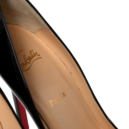Christian Louboutin Patent Pigalle Plato 120 Pumps 38.5 Black 11 of 12