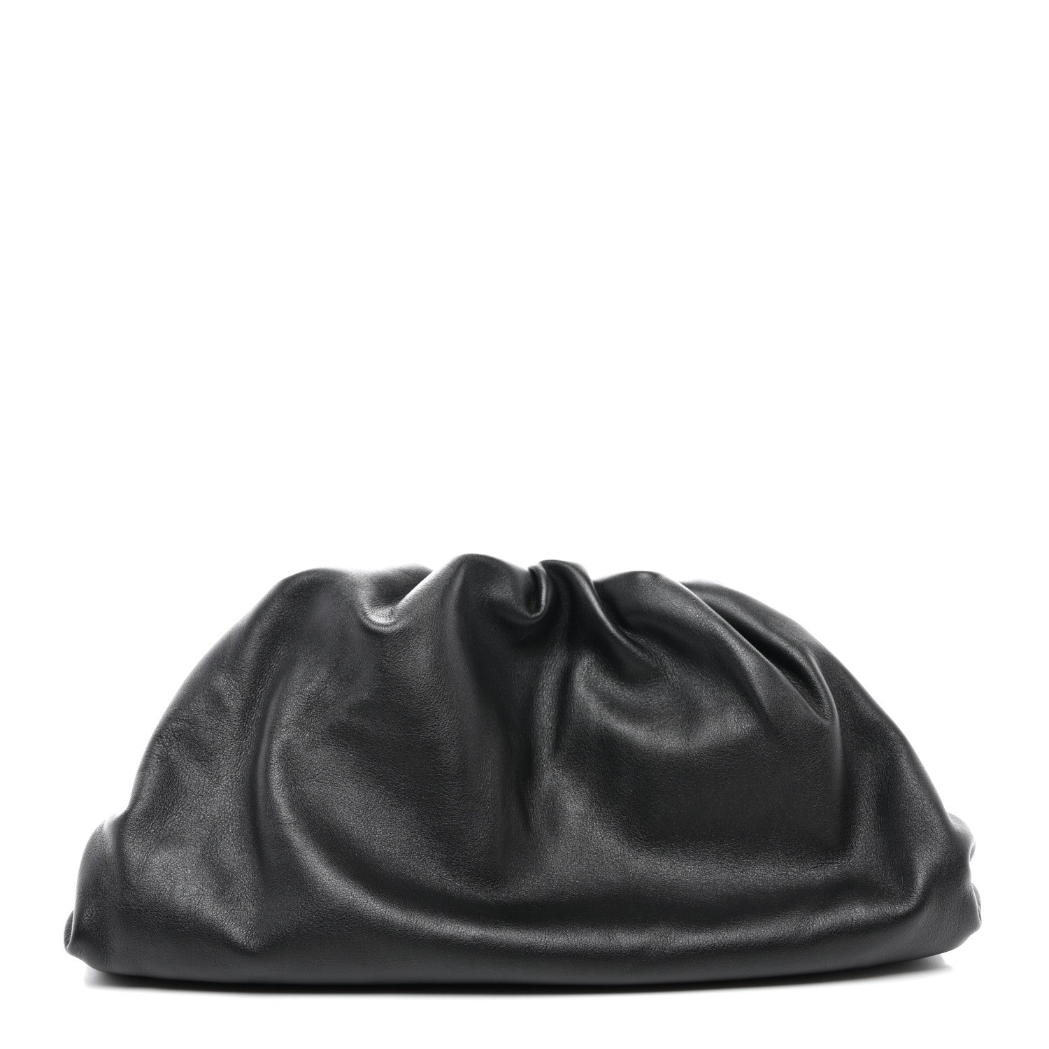 Bottega Veneta Smooth Butter Calf The Pouch Oversized Clutch Black 1 of 8