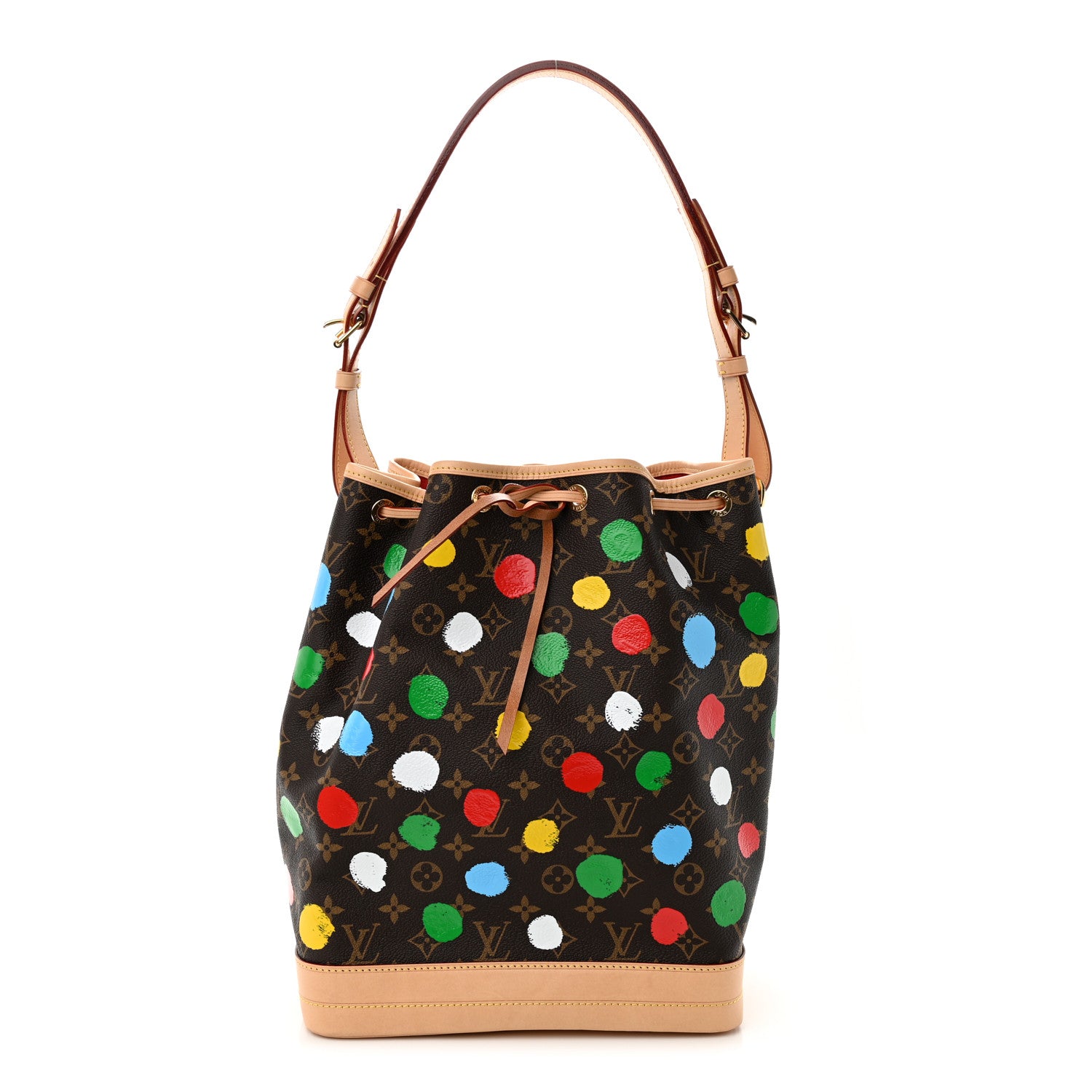 Louis Vuitton LV X YK Monogram Dots Noe Multicolor 1 of 14