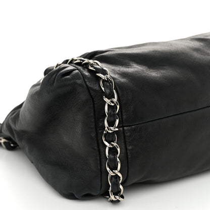Chanel Lambskin Large Sharpei Shoulder Bag Black 9 of 13