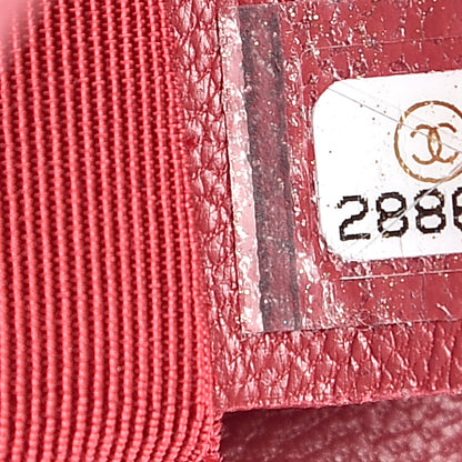 Chanel Lambskin Quilted Medium 19 Flap Red 7 of 11