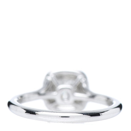 Tiffany Platinum Diamond .30ct Soleste Cushion Cut Double Halo Engagement Ring 51 5.75 4 of 6