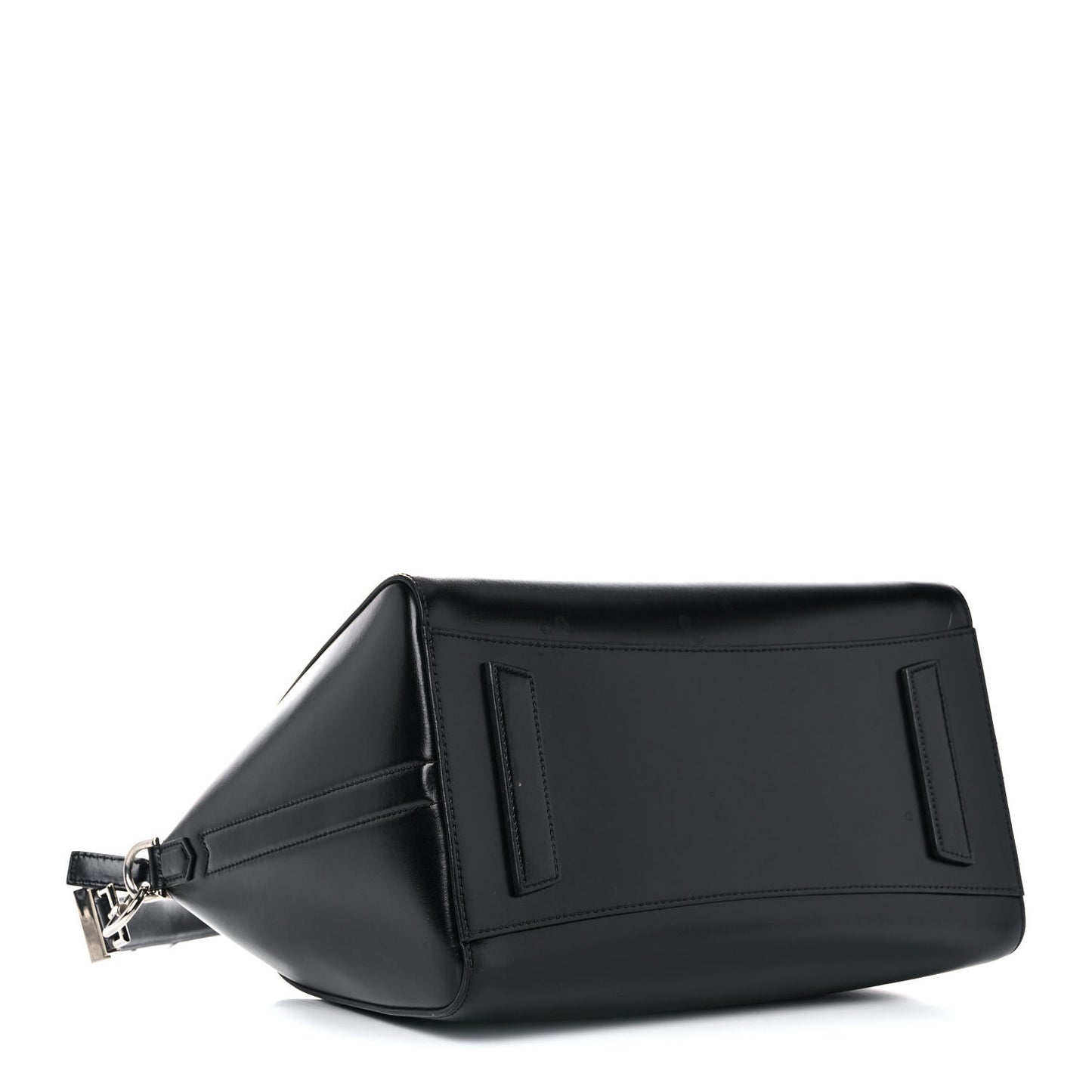 Shiny Lord Calfskin Medium Antigona Black