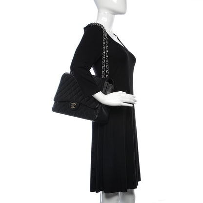 Chanel Caviar Quilted Maxi Single Flap Black 2 of 10