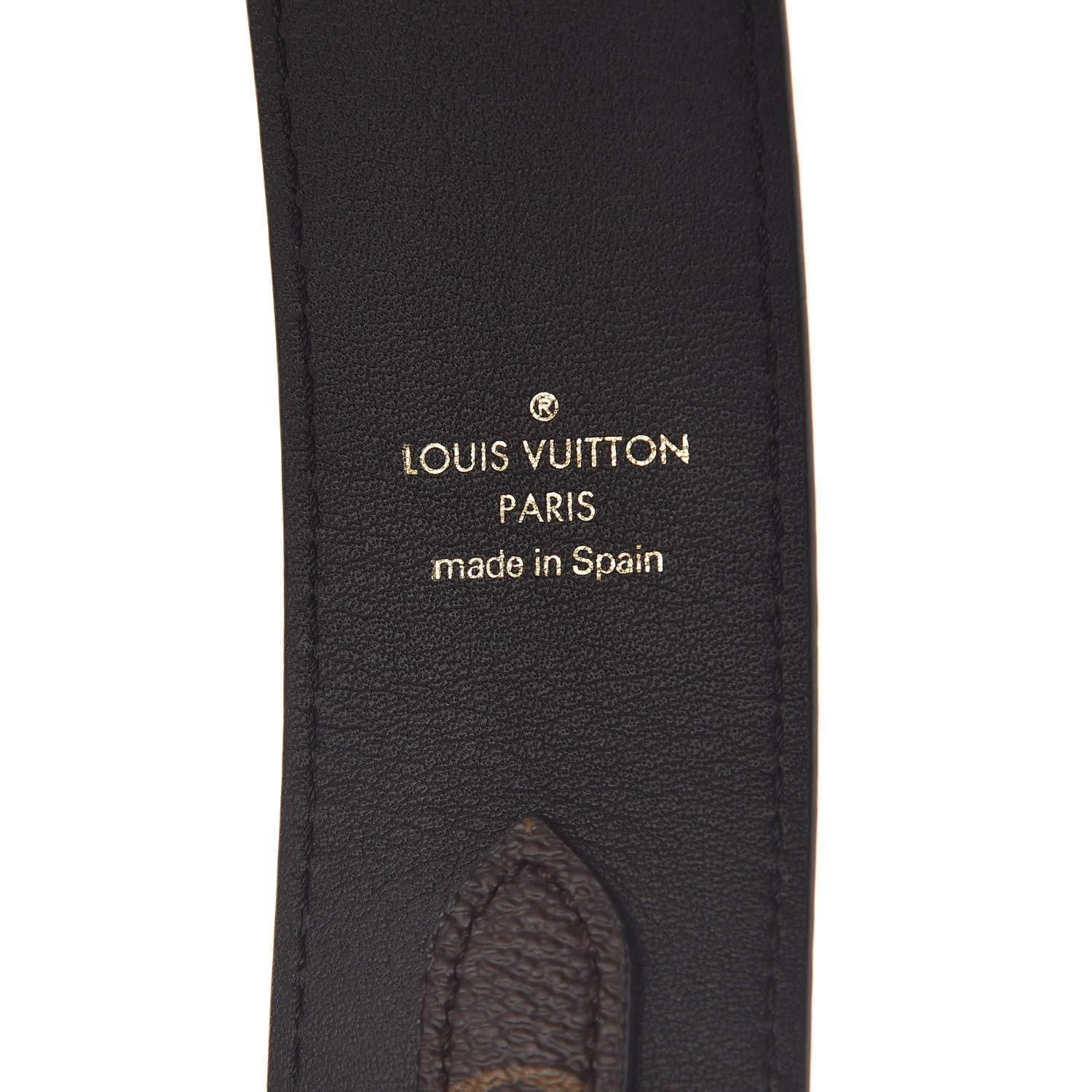 Louis Vuitton Monogram Bandouliere Shoulder Strap Black 3 of 6